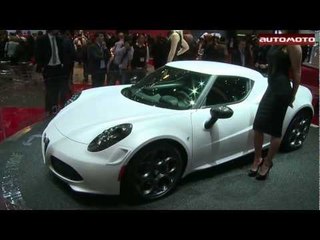 Alfa Romeo 4C Coupe Live Geneva Motor Show 2013