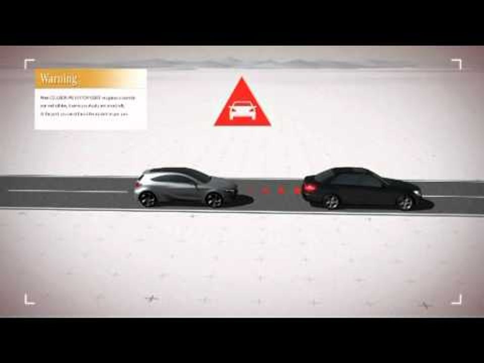 Mercedes Benz Animation Collision Prevention