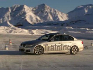 BMW winter training in Austria Oversteering