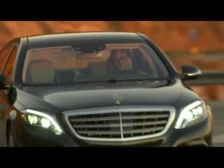 Mercedes-Maybach S 600 in Antracite Blue Driving Video | AutoMotoTV