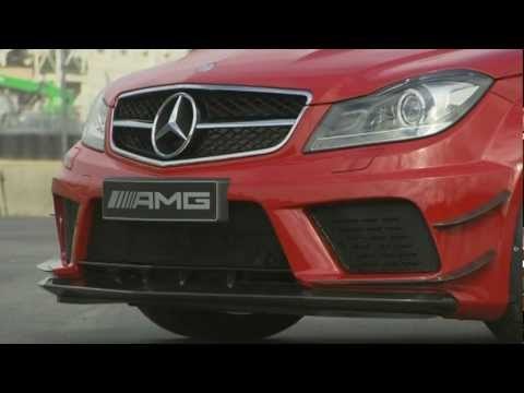 Mercedes Benz C 63 AMG Coupe Black Series Laguna Seca November 2011 Fire Opal