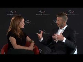 Jaguar Academy of Sport Patron David Beckham Interview