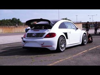 Global Rallycross VW Beetle Trailer | AutoMotoTV