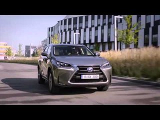 The new Lexus NX300h Driving Video in Gray | AutoMotoTV