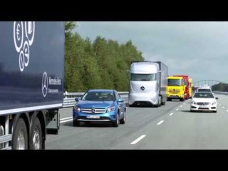 Mercedes-Benz Future Truck 2025 - Driving maneuver - Emergency Lane | AutoMotoTV