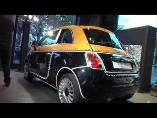 Fiat 500 Couture in MotorVillage Rond-Point at Champs Elysées | AutoMotoTV