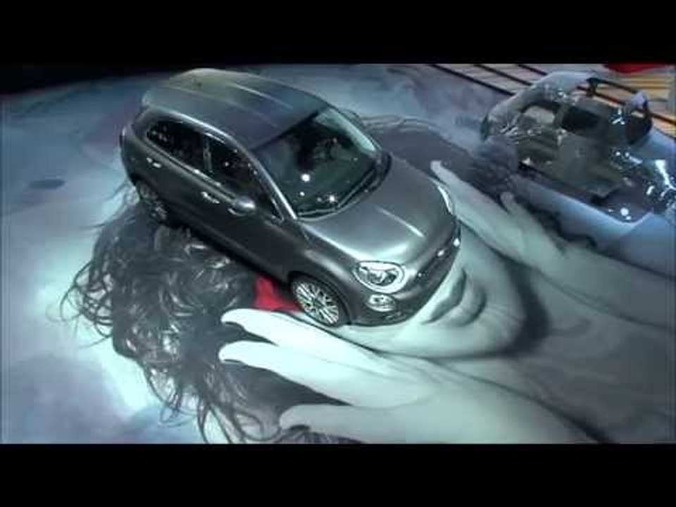 The new Fiat 500X Crossover Design at Paris Motor Show 2014 | AutoMotoTV