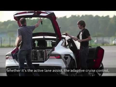 Audi RS 7 piloted driving concept - Interview Thomas Mueller | AutoMotoTV