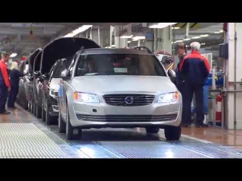 Volvo Cars manufacturing plant in Torslanda, Sweden - Volvo V60, Volvo S80, Volvo V70 | AutoMotoTV