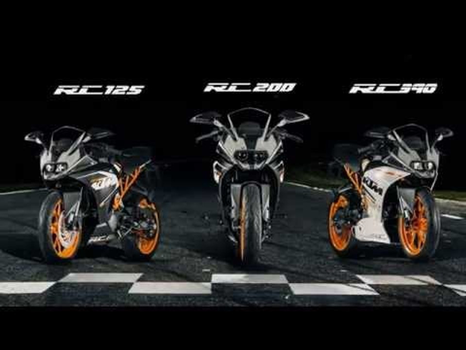 KTM - RC 125 RC 200 RC 390 Driving Video | AutoMotoTV