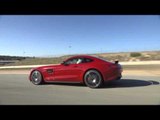 Mercedes Benz Mercedes AMG GT S Edition 1   fire opal Driving