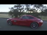 Mercedes-Benz Mercedes-AMG GT S - fire opal Driving | AutoMotoTV