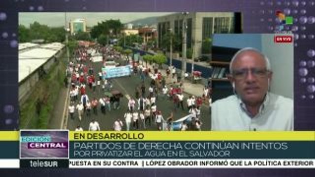 Salvadoreños siguen movilizados contra privatización del agua