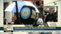 Argentina: marcha en repudio a despido masivo de trabajadores de Télam