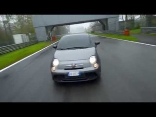 Abarth 695 biposto on the Track | AutoMotoTV