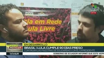 Carreno: Vigilia en Curitiba, una herramienta esencial de resistencia