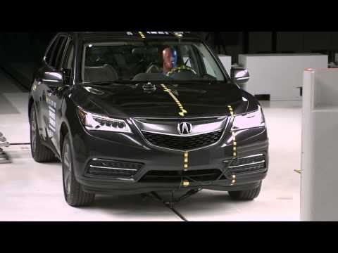 Front crash tests for selected 2015 TOP SAFETY PICK+ award winners Acura MDX | AutoMotoTV