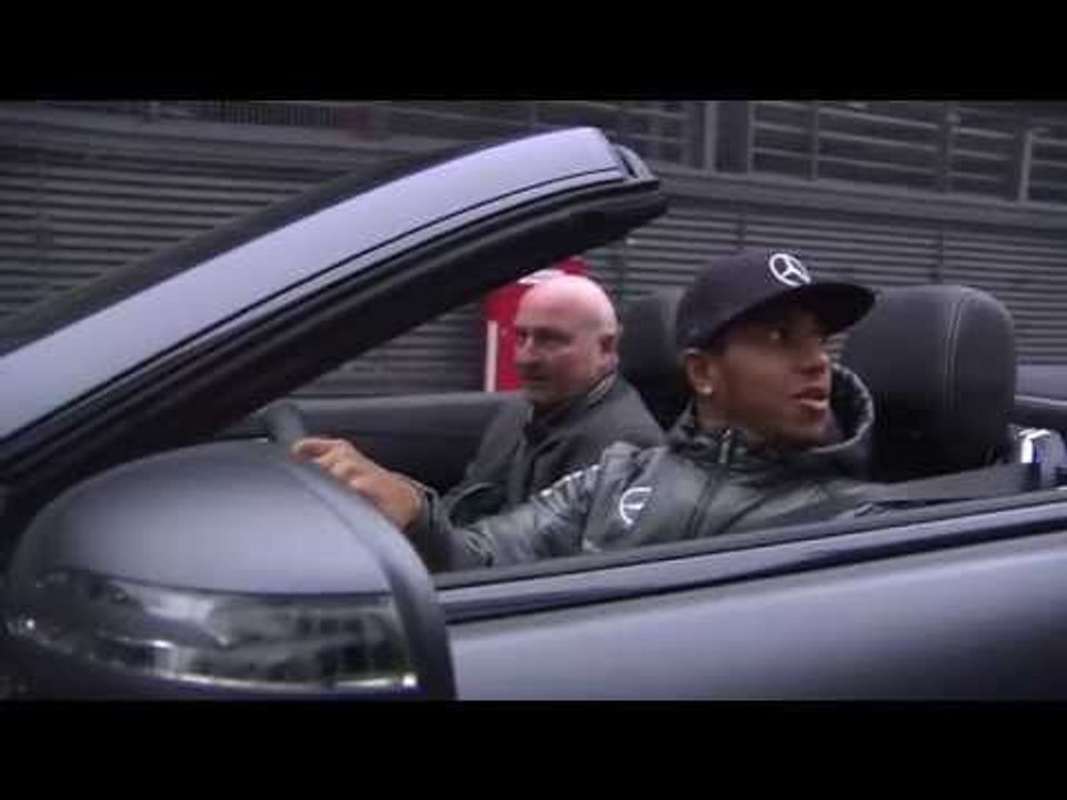 Hamilton and Rosberg Drift Show with the new special Edition Mercedes-AMG SL 63 | AutoMotoTV