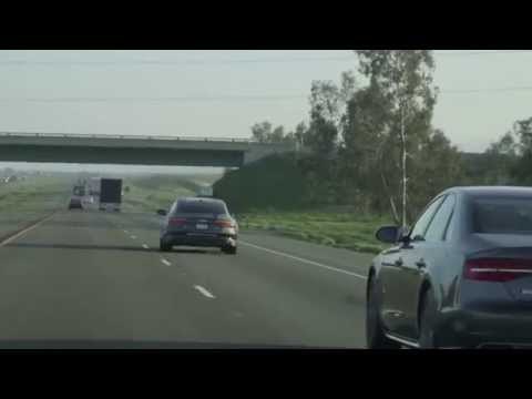 2015 Audi A7 Sportback piloted driving from silicon Valley to Las Vegas for CES 2015 | AutoMotoTV