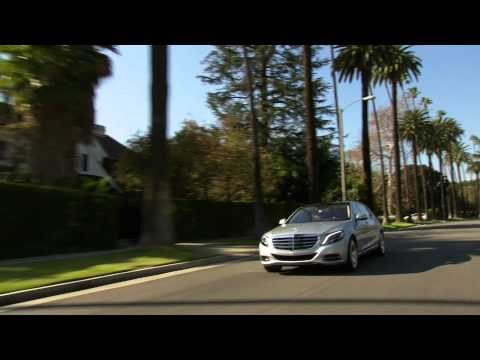 Mercedes-Maybach S 600 in Irridium Silver in Beverly Hills | AutoMotoTV
