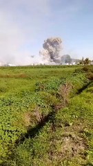 Les images impressionnantes d'une usine de feux d'artifice qui explose !