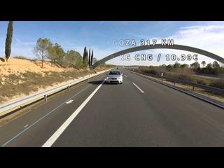 The new Leon ST TGI - From Barcelona to Madrid for 20 euros | AutoMotoTV