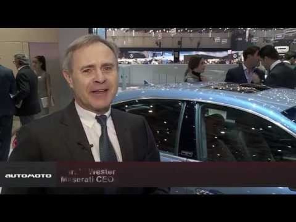 Geneva International Motor Show 2015 - Interview with Harald Wester Maserati CEO | AutoMotoTV