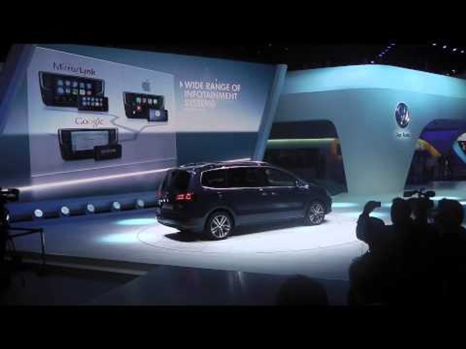 The new VW Sharan revealed at 2015 Geneva Motor Show | AutoMotoTV