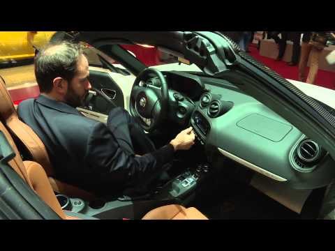 Alfa Romeo 4C Spider at Geneva International Motor Show 2015 | AutoMotoTV
