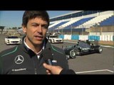 2013 MERCEDES AMG PETRONAS Car Launch Toto Wolff Interview