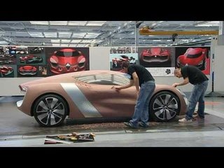 Renault Concept car DeZir general views of design genesis