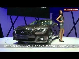 Infiniti Q50 Live Geneva Motor Show 2013
