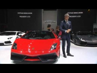 Lamborghini Press Conference at 2011 IAA