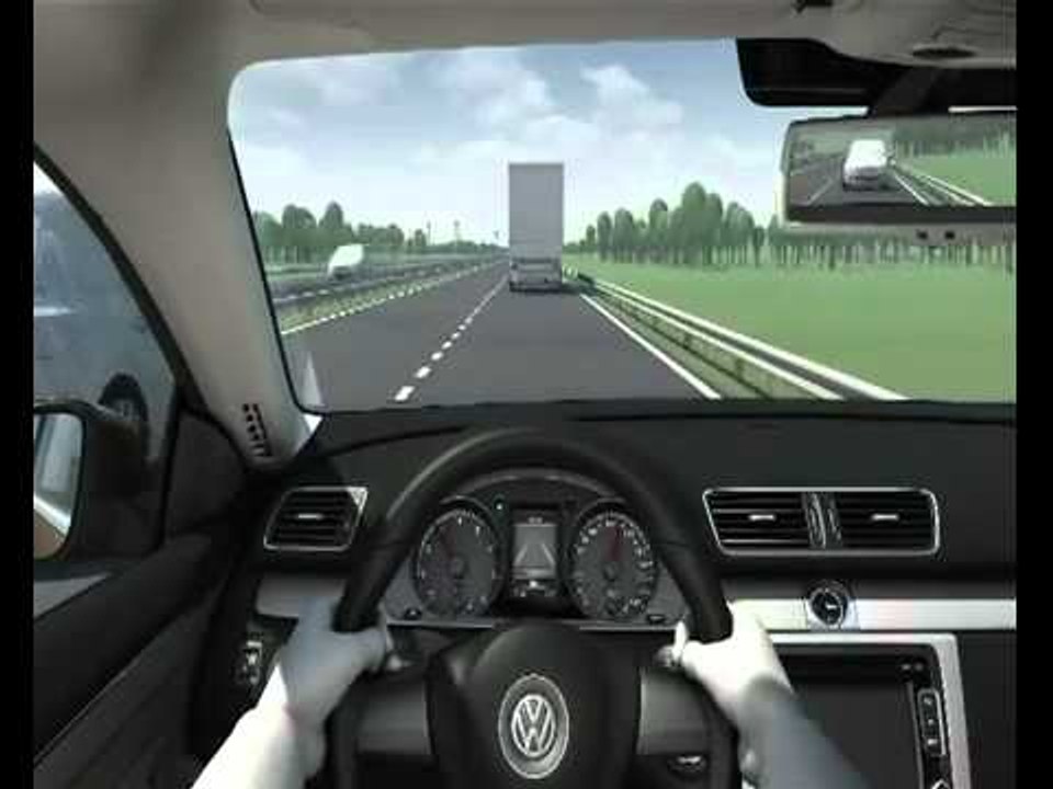 The new Volkswagen CC   Assistence and convenience systems Animation
