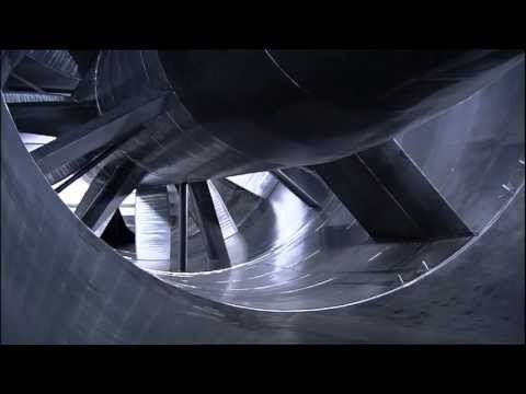 Mercedes Benz new climate and wind tunnel Sindelfingen 2011 broll Haus 641