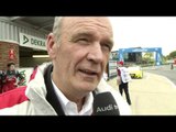 Dr. Wolfgang Ullrich after qualifying at Brands Hatch