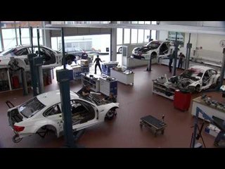 Construction of the BMW M3 GT 2 Art Car at Schnitzer