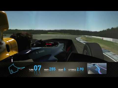 Formula 1 2010 - Track Simulation Hockenheim - Mark Webber