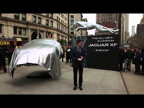 2016 Jaguar XF Sedan Reveal in New York City | AutoMotoTV