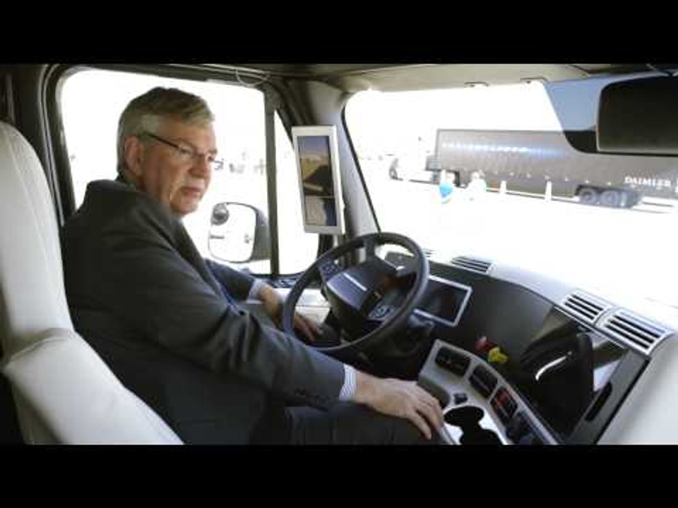 Daimler Trucks Interview Martin Daum - Freightliner Inspiration Truck | AutoMotoTV
