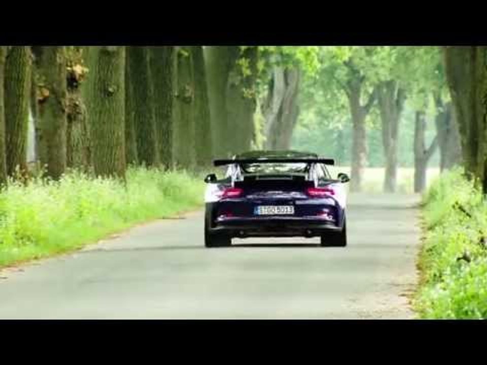 Porsche 911 GT3 RS in Ultra Violet - Driving ot the Country Road | AutoMotoTV