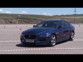 The new Jaguar XE at the Circuit de Navarra Exterior Design | AutoMotoTV