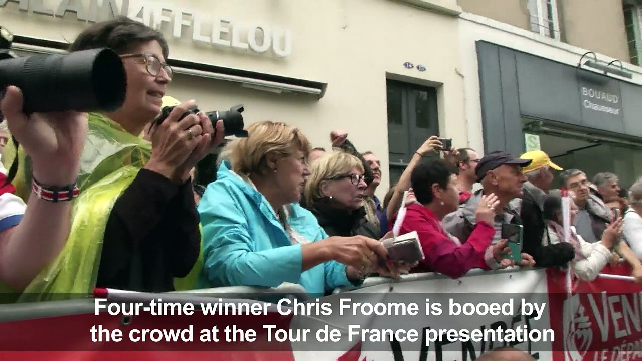 Froome whistled and booed at Tour de France presentation