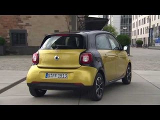 Smart Forfour Prime - Black to Yellow Black - Design | AutoMotoTV