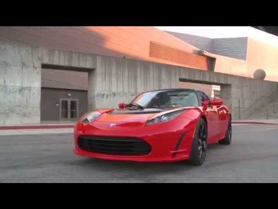 Tesla Red Roadster Design | AutoMotoTV
