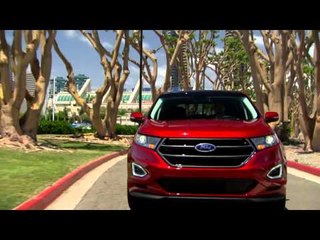 2015 Ford Edge Sport Driving in the City | AutoMotoTV