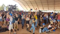 Eurockéennes : l'explosion de joie des supporters après la victoire de la France