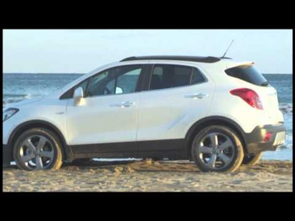 New Opel Astra OPC driving scenes on the city road