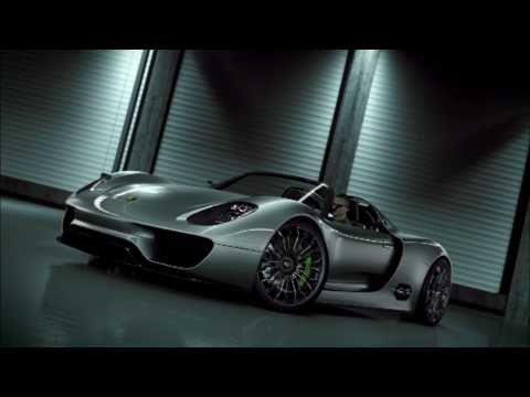 Porsche 918 Spyder High-Performance Concept Sports Car - long version clip