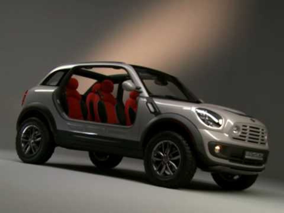 MINI Concept Beachcomber Exterior Design, Front and side views